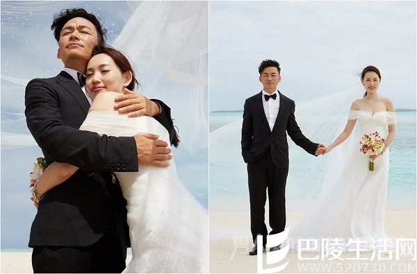 王宝强与前期马蓉婚纱照 王宝强与前期马蓉婚纱照