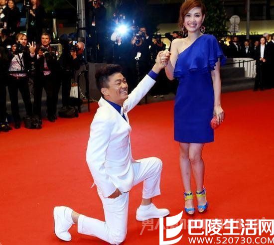 王宝强与马蓉在戛纳电影节 王宝强与马蓉在戛纳电影节