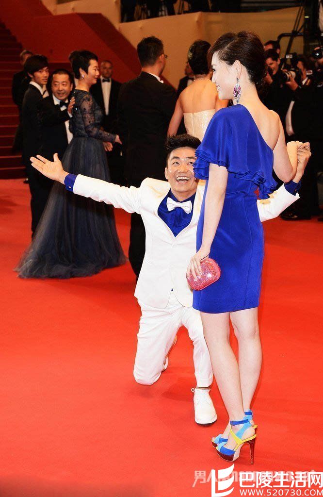 王宝强与前妻马蓉亮相戛纳