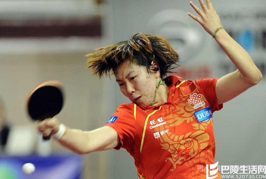 中国乒乓球李晓霞