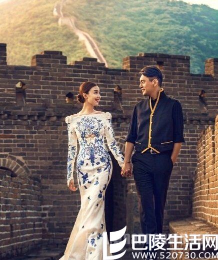 朱孝天韩雯雯浪漫婚纱照