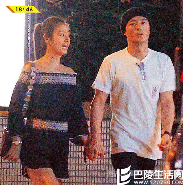 林心如与霍建华十指紧扣