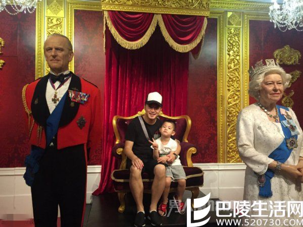 蔡国庆与儿子录节目