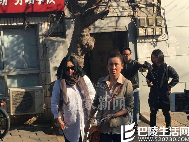 訾女士与侯女士在朝阳区法庭