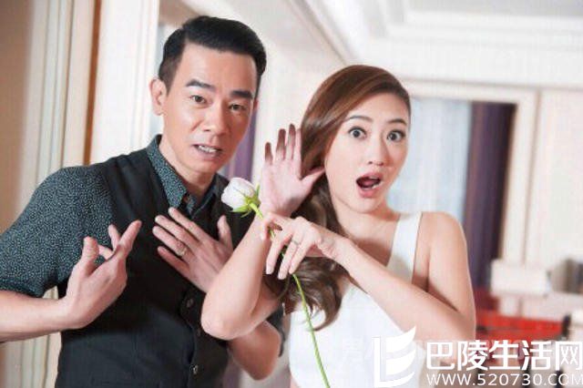 陈小春应采儿搞笑结婚照