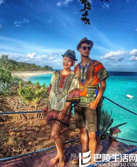 许晴与新男友合照