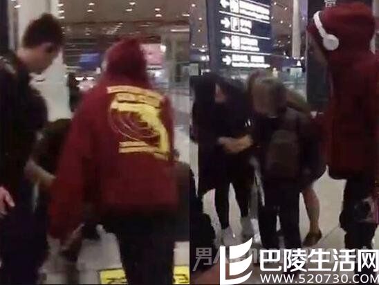 陈伟霆机场救老太太