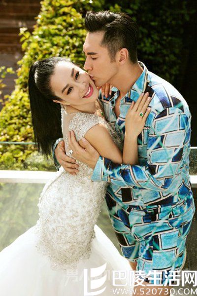钟丽缇张伦硕婚纱照 钟丽缇张伦硕婚纱照