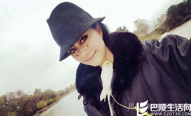 倪虹洁万圣节搞怪