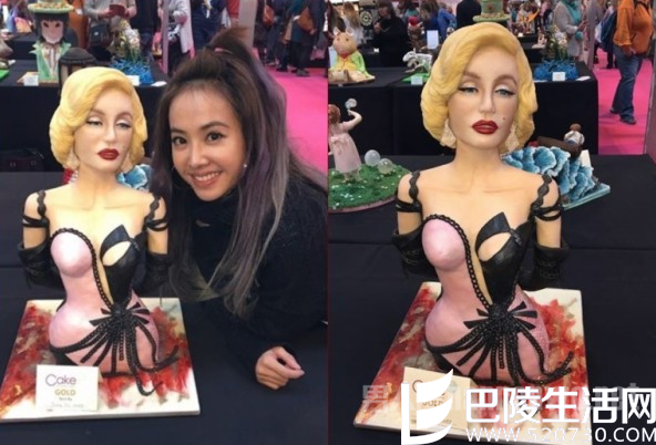 蔡依林梦露翻糖蛋糕获奖 蔡依林梦露翻糖蛋糕获奖