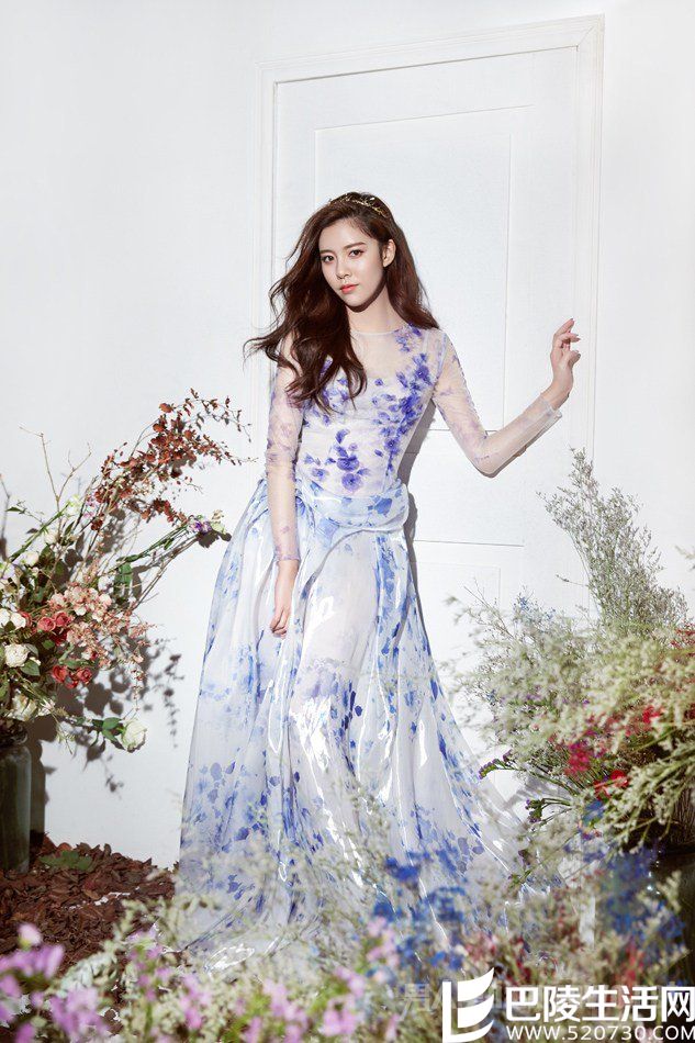 宋妍霏长裙写真
