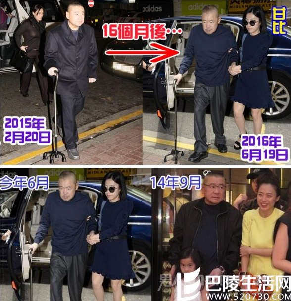 刘銮雄去年与今年的对比图 刘銮雄去年与今年的对比图