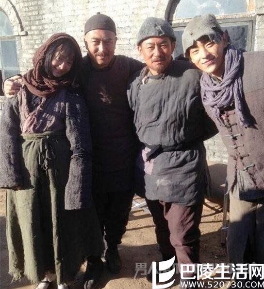 张嘉译孙铱《白鹿原》合照