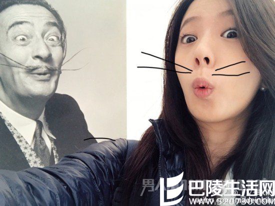 丁文琪搞怪卖萌 丁文琪搞怪卖萌