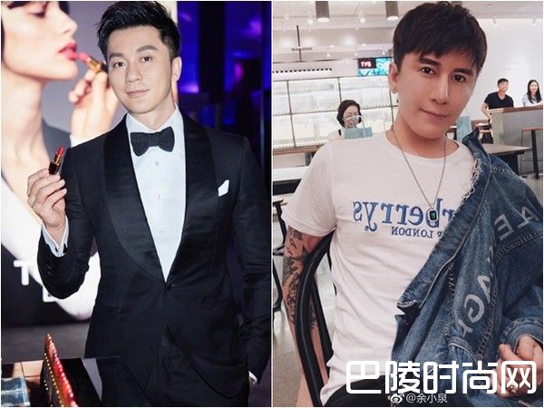 男友与李晨对比照