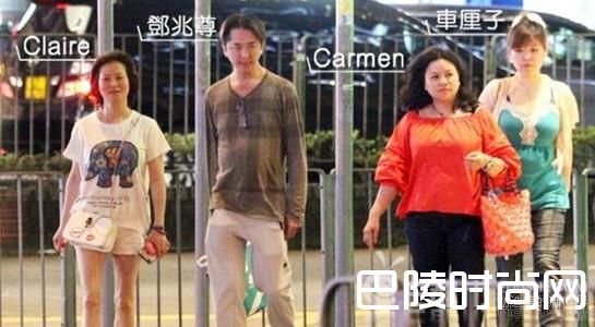 邓兆尊仨老婆照片