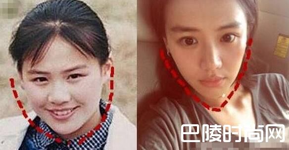 马思纯对比照片