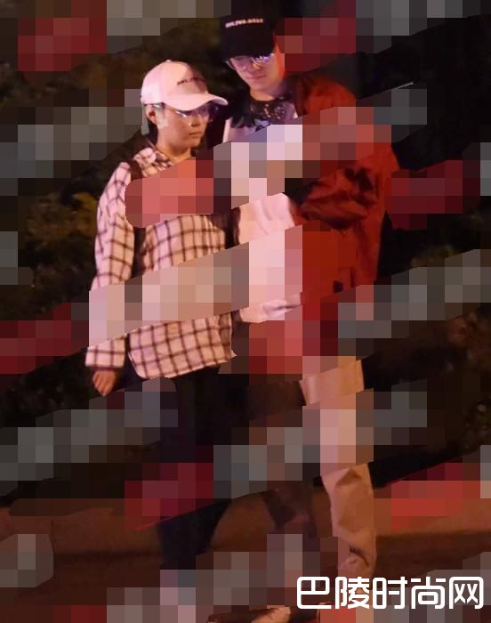 张靓颖与男友照片