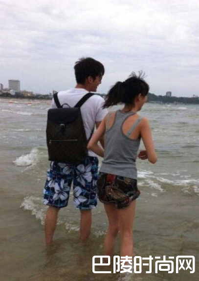 张翰郑爽花裤衩