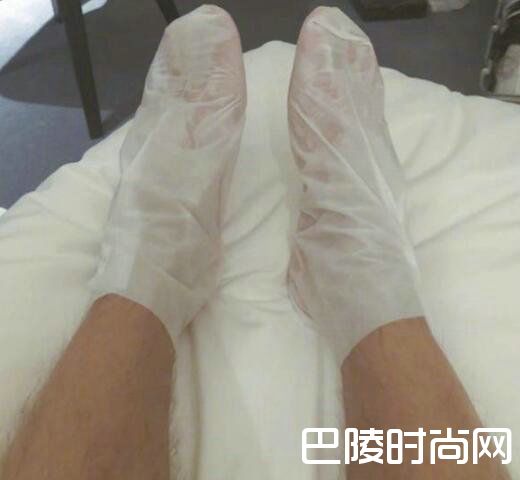 郑恺敷脚膜照片