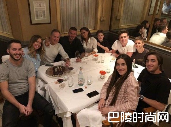 贝克汉姆家人照片