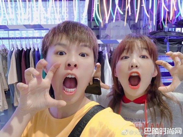 sunnee和徐梦洁照片