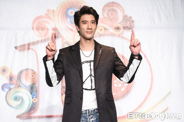 第⼗届两岸电影展台北开幕式-王力宏。 （图／记者周宸亘摄）