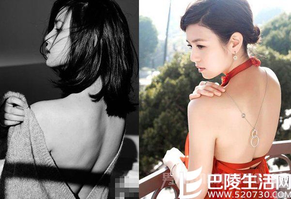 陈妍希大玩裸背 陈妍希大玩裸背