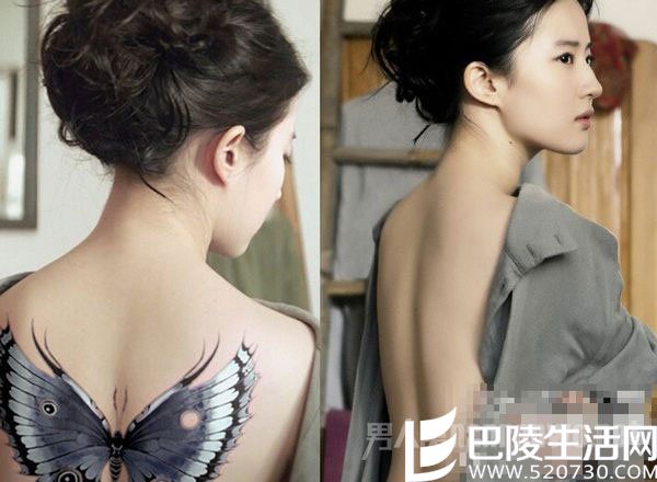 刘亦菲大尺度露背