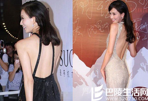 林志玲吊带露背装 林志玲吊带露背装
