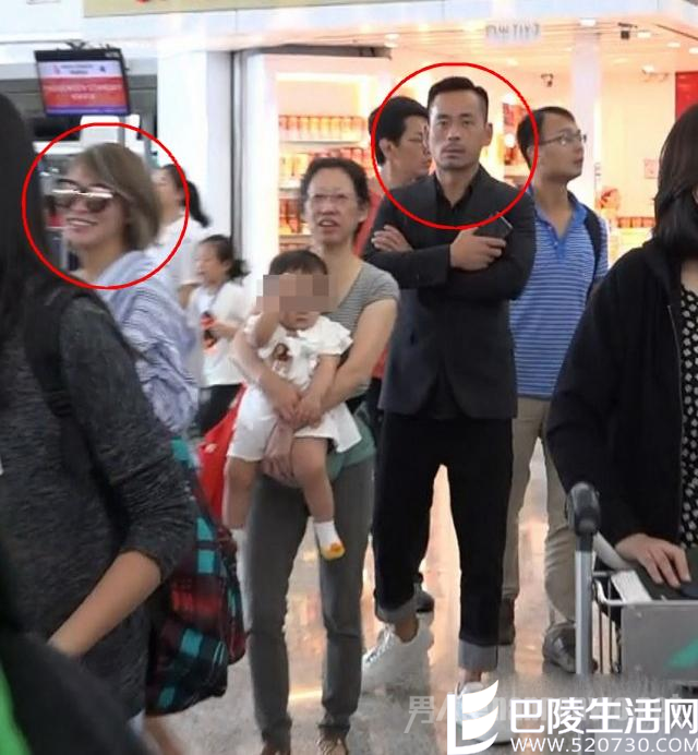 陈慧玲同周焯华共同现身机场