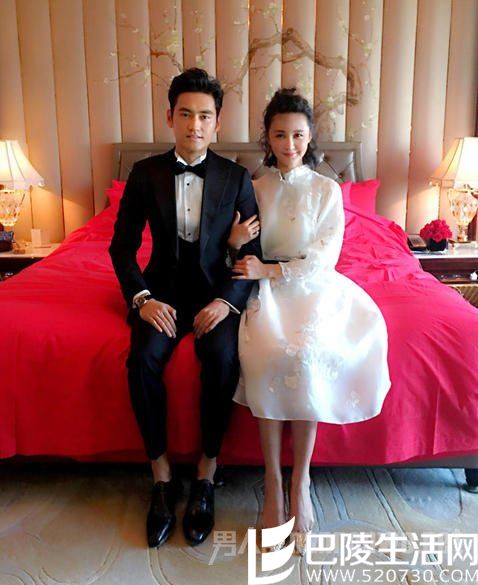 袁弘张歆艺坐婚床