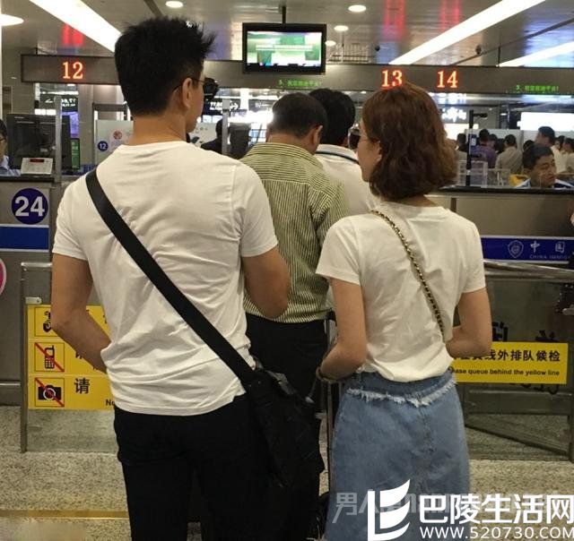 吴奇隆刘诗诗机场