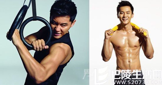 李晨肌肉照