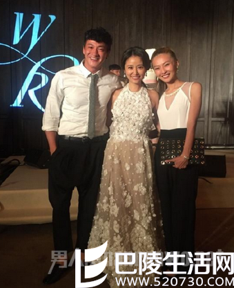 何润东携娇妻亮相林心如婚礼