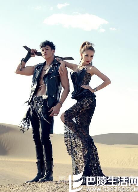 何润东和娇妻霸气十足