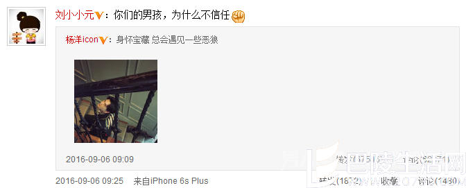 杨洋经纪人微博