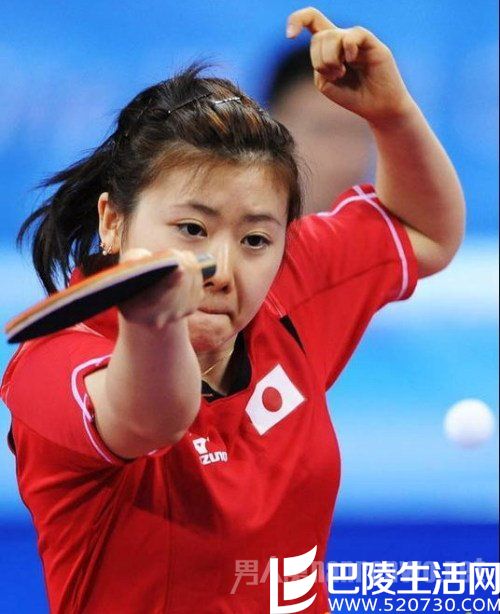 福原爱打球风姿 福原爱打球风姿