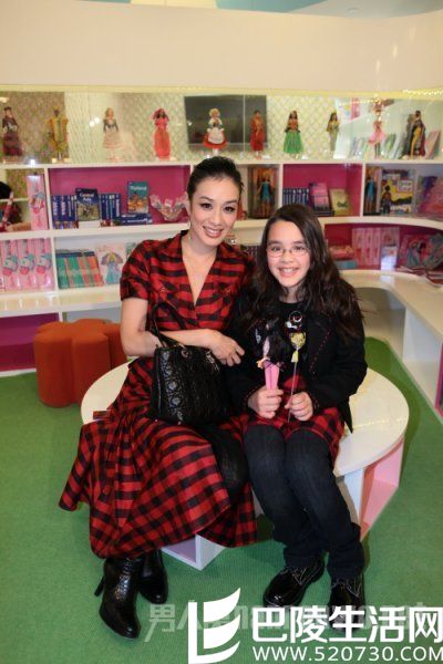 钟丽缇和混血女儿