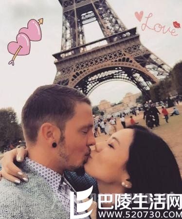 蔡健雅埃菲尔铁塔下亲吻男友 蔡健雅埃菲尔铁塔下亲吻男友