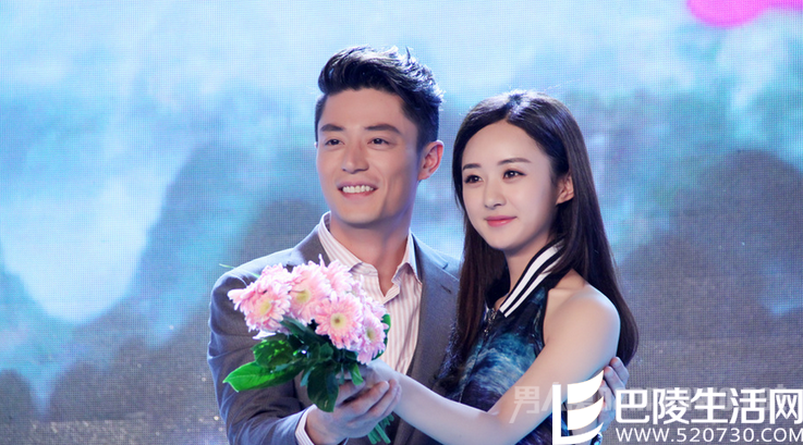 霍建华赵丽颖搂抱