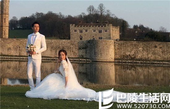 罗仲谦杨怡古堡拍婚纱照 罗仲谦杨怡古堡拍婚纱照