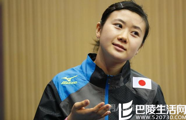 福原爱代表日本队 福原爱代表日本队
