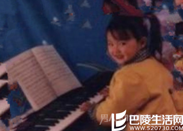 刘诗诗小时候圆圆脸