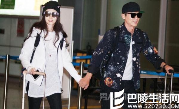 李晨范冰冰牵手