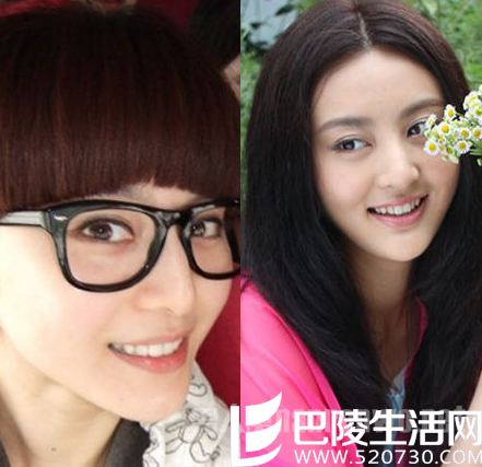范冰冰和裸替对比照