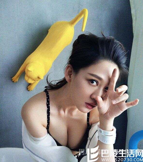 陈乔恩锁骨很精致