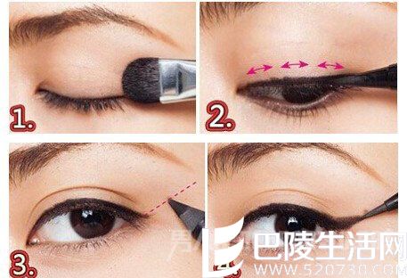 王鸥猫眼妆技巧