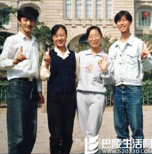 黄晓明高中青涩照 黄晓明高中青涩照