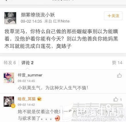 许婧长文谈离婚反被骂婊子